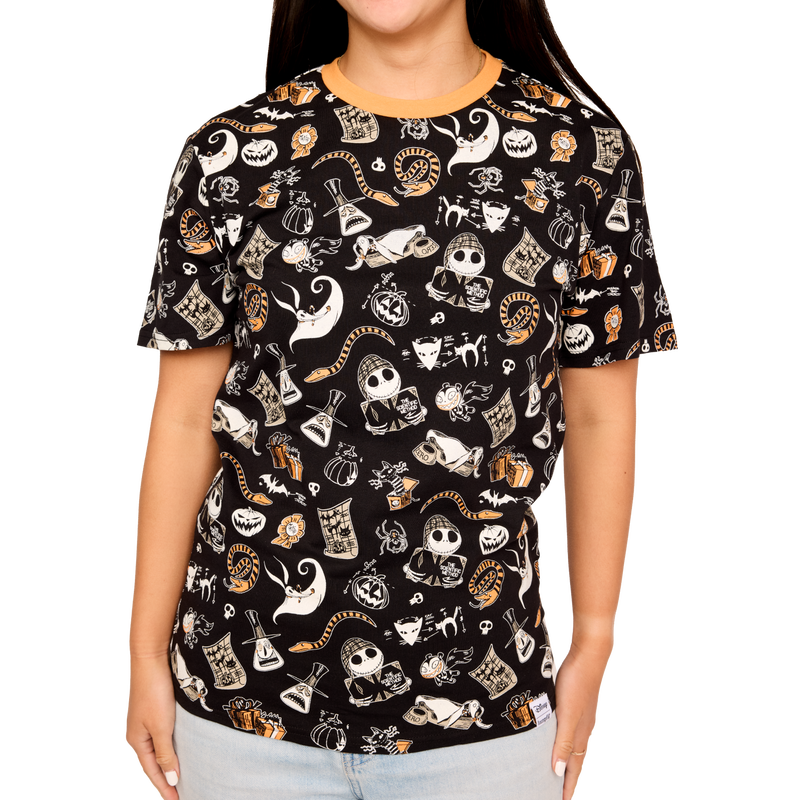 The Nightmare Before Christmas All-Over Print Unisex Tee, , hi-res view 1